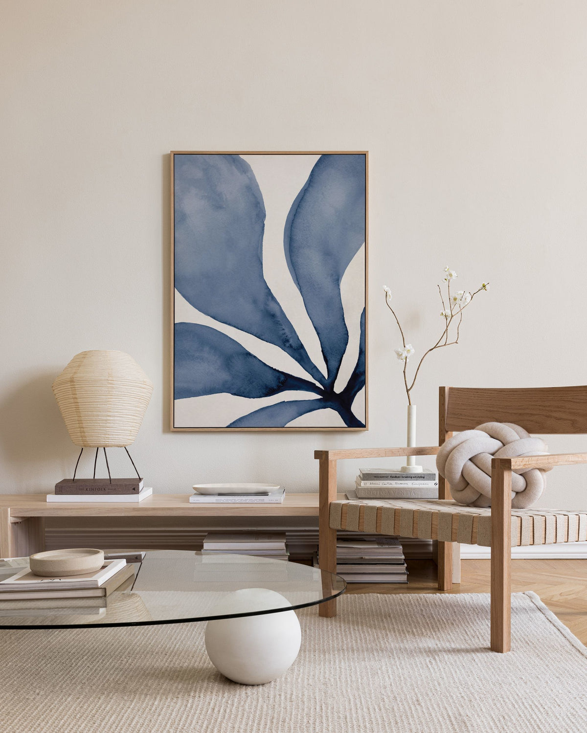 Watercolor Seaweed No1 Canvas print