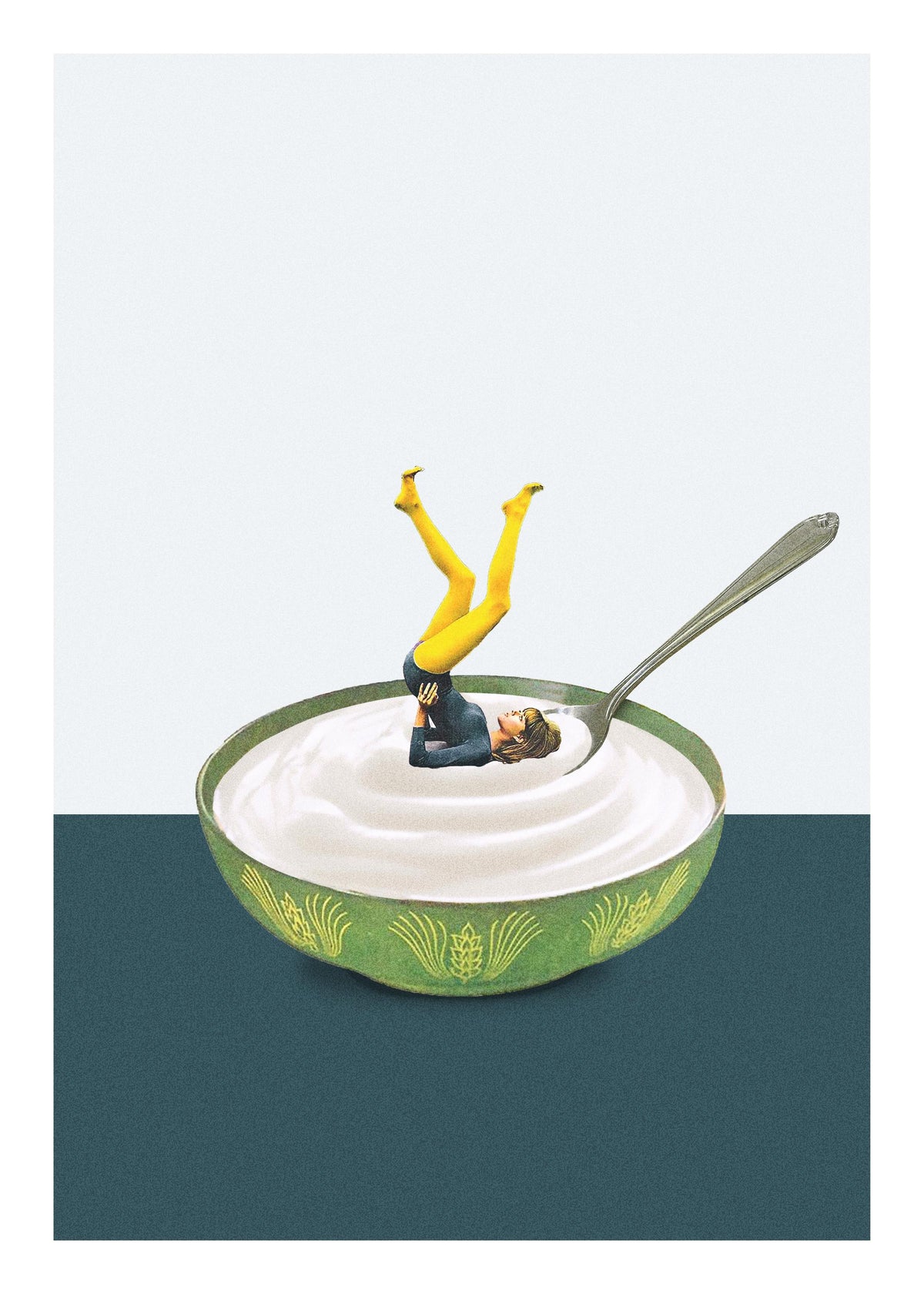 Maarten Leon - Yoga in My Yoghurt Print