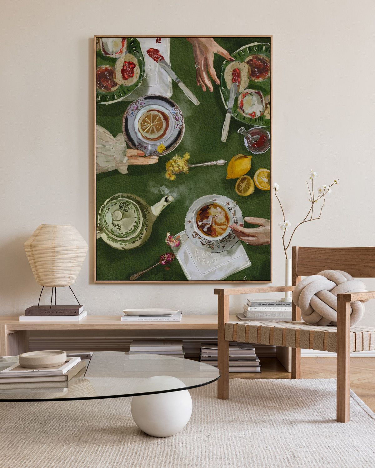 Ekaterina Zagorska - Tea O’Clock Canvas print
