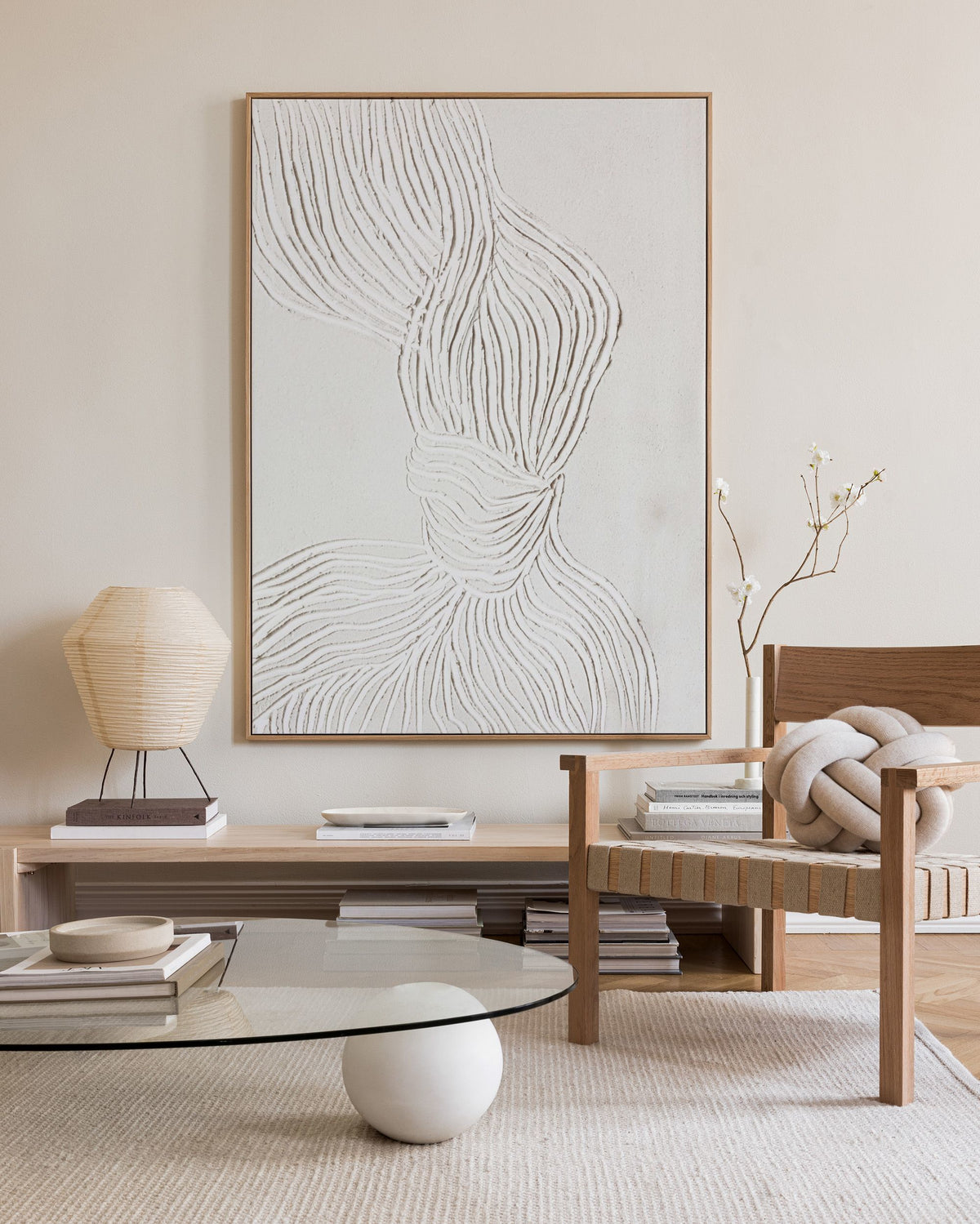 Knot Texture Canvas print