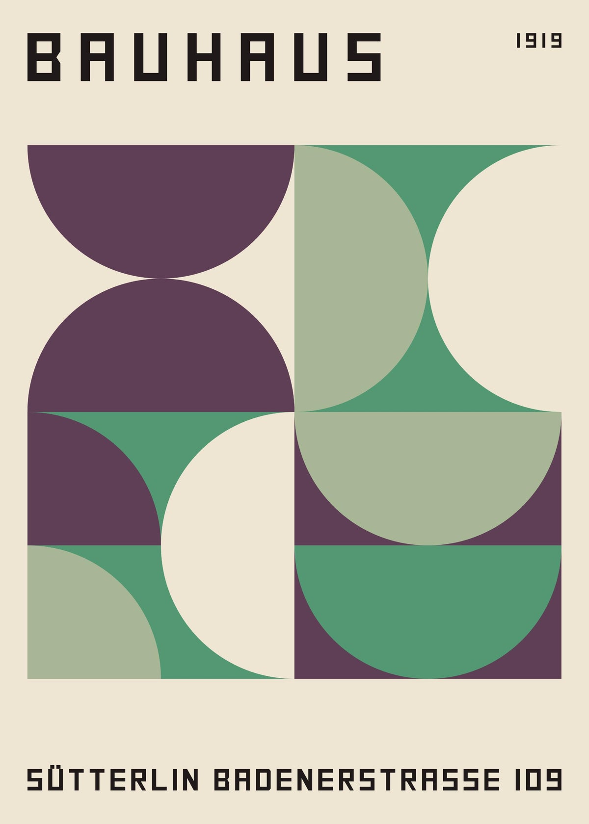 Bauhaus Sutterlin Print