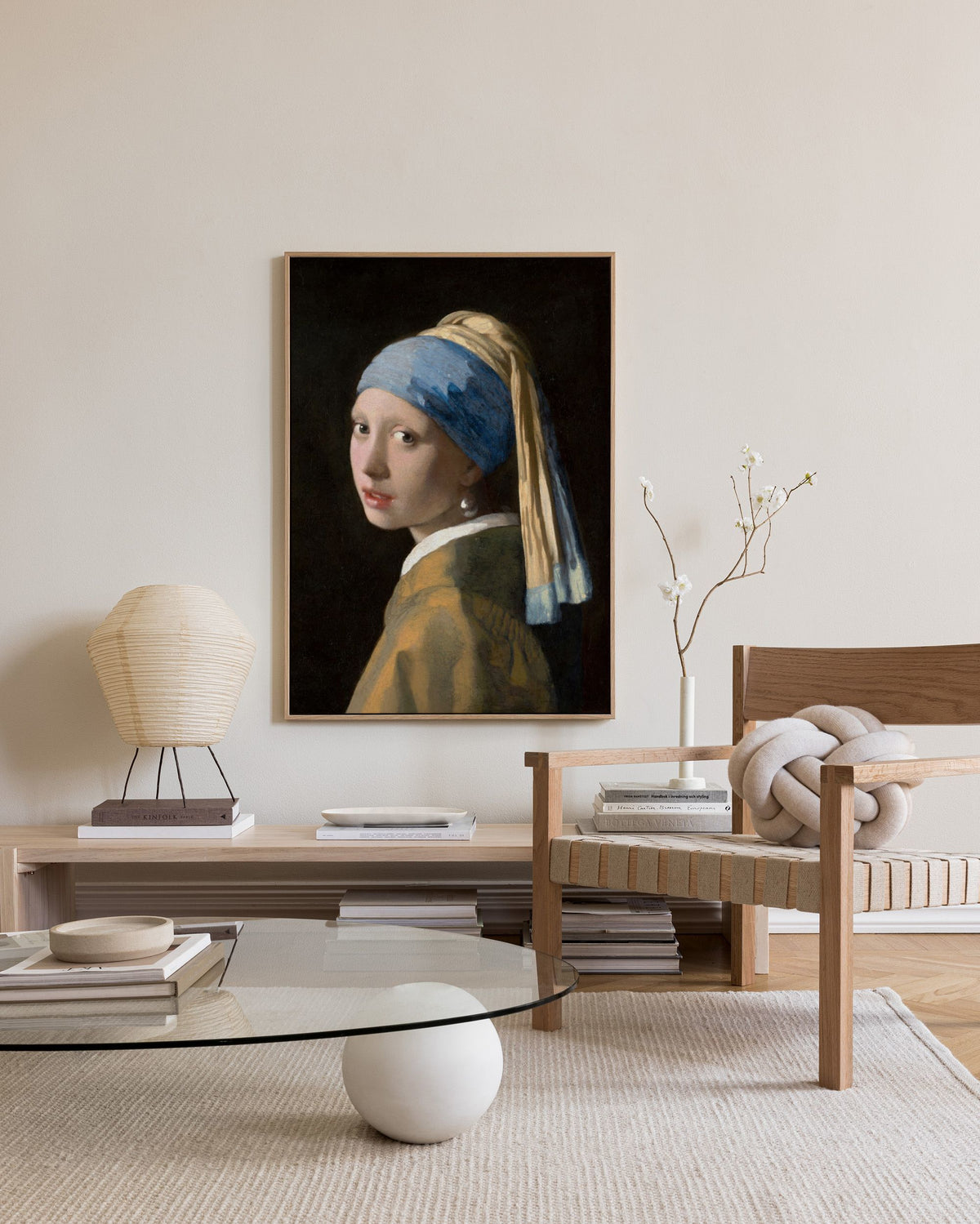 Johannes Vermeer - Girl with a Pearl Earring Canvas print