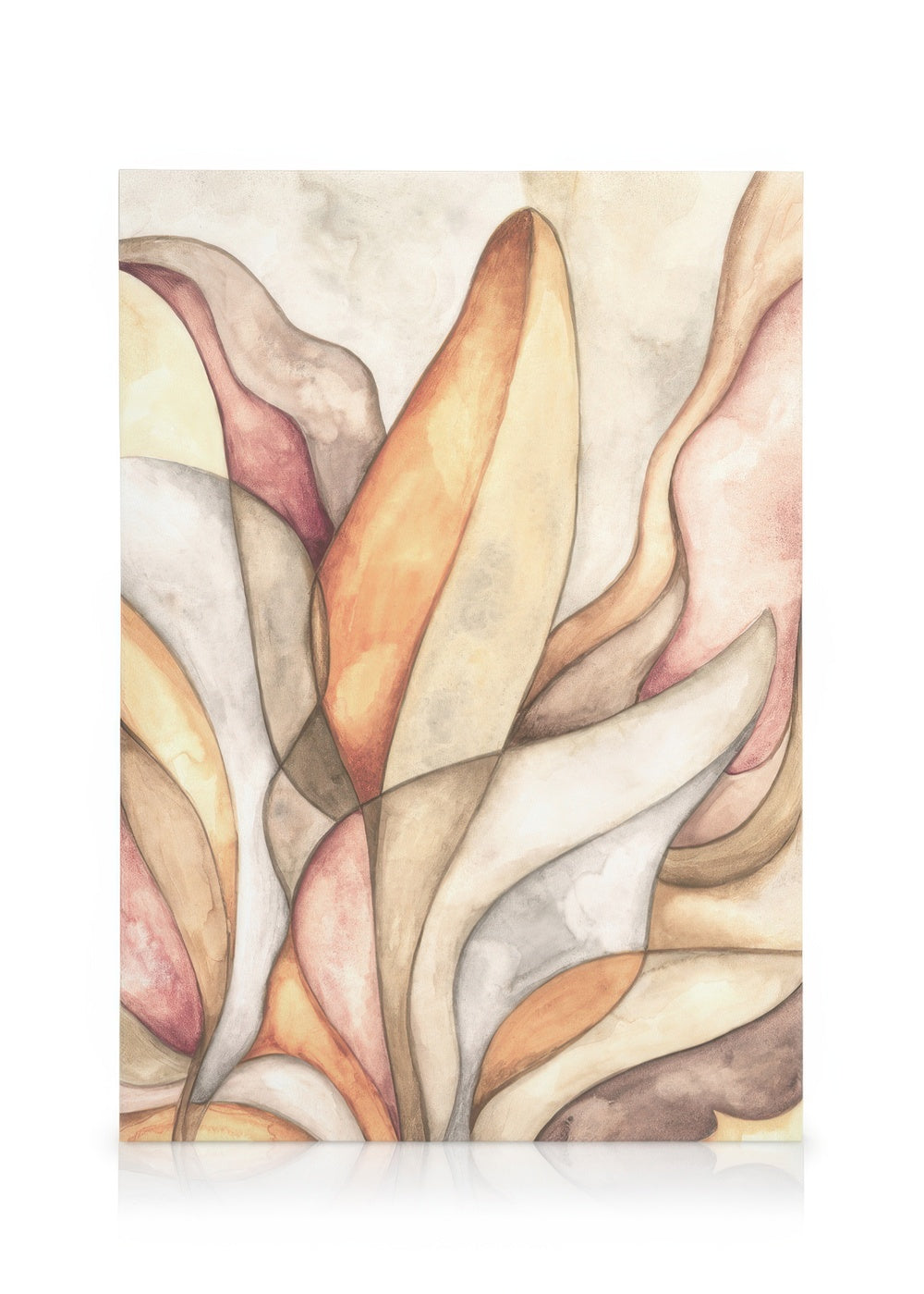 Botanical Shapes No2 Canvas print