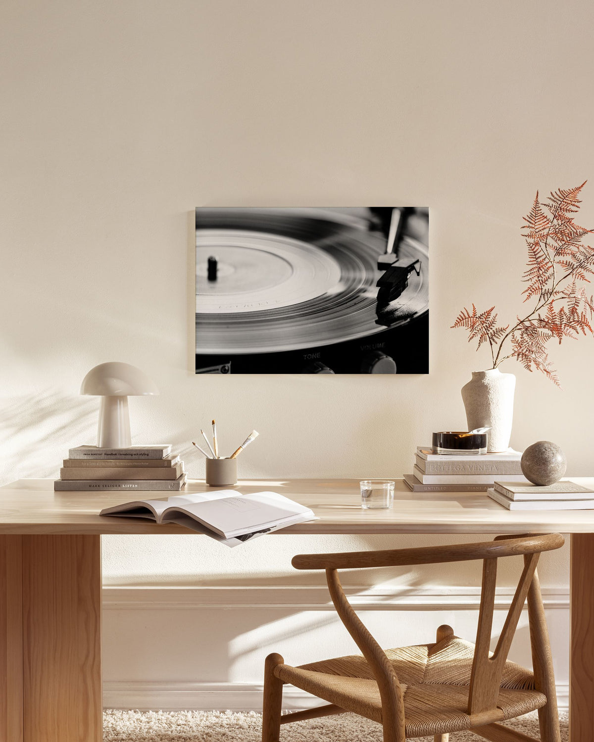 Record Player Canvas print