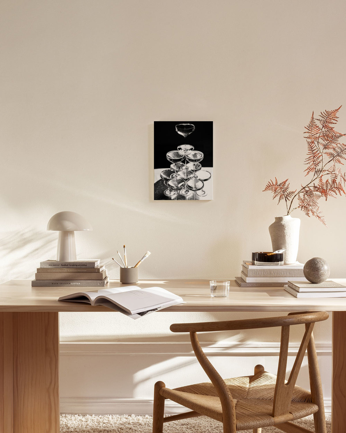 Champagne Tower Canvas print