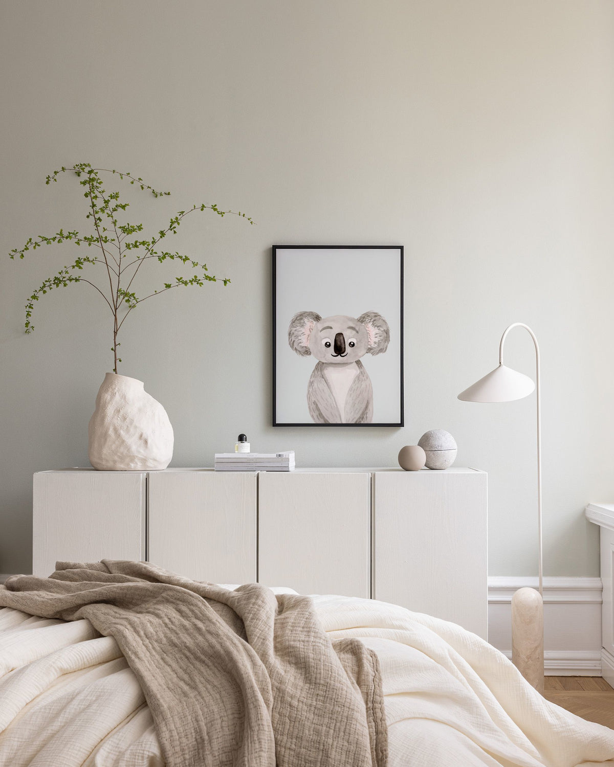 Kind Koala Canvas print