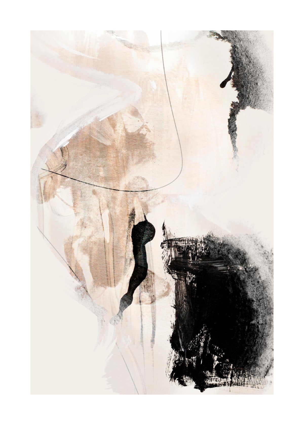Abstract Terrain No1 Print