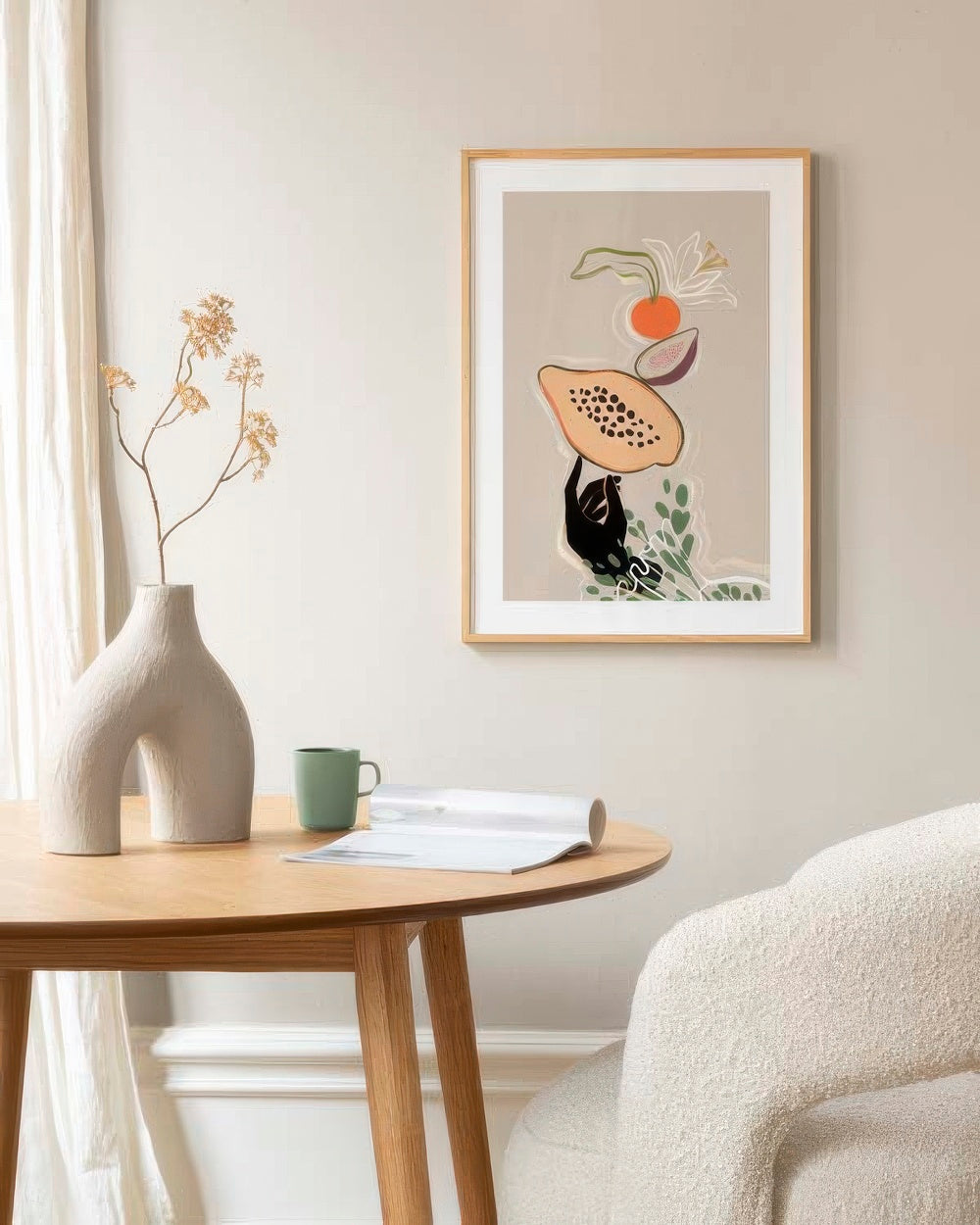 Arty Guava - Lay Hoon - Balancing Fruits Print