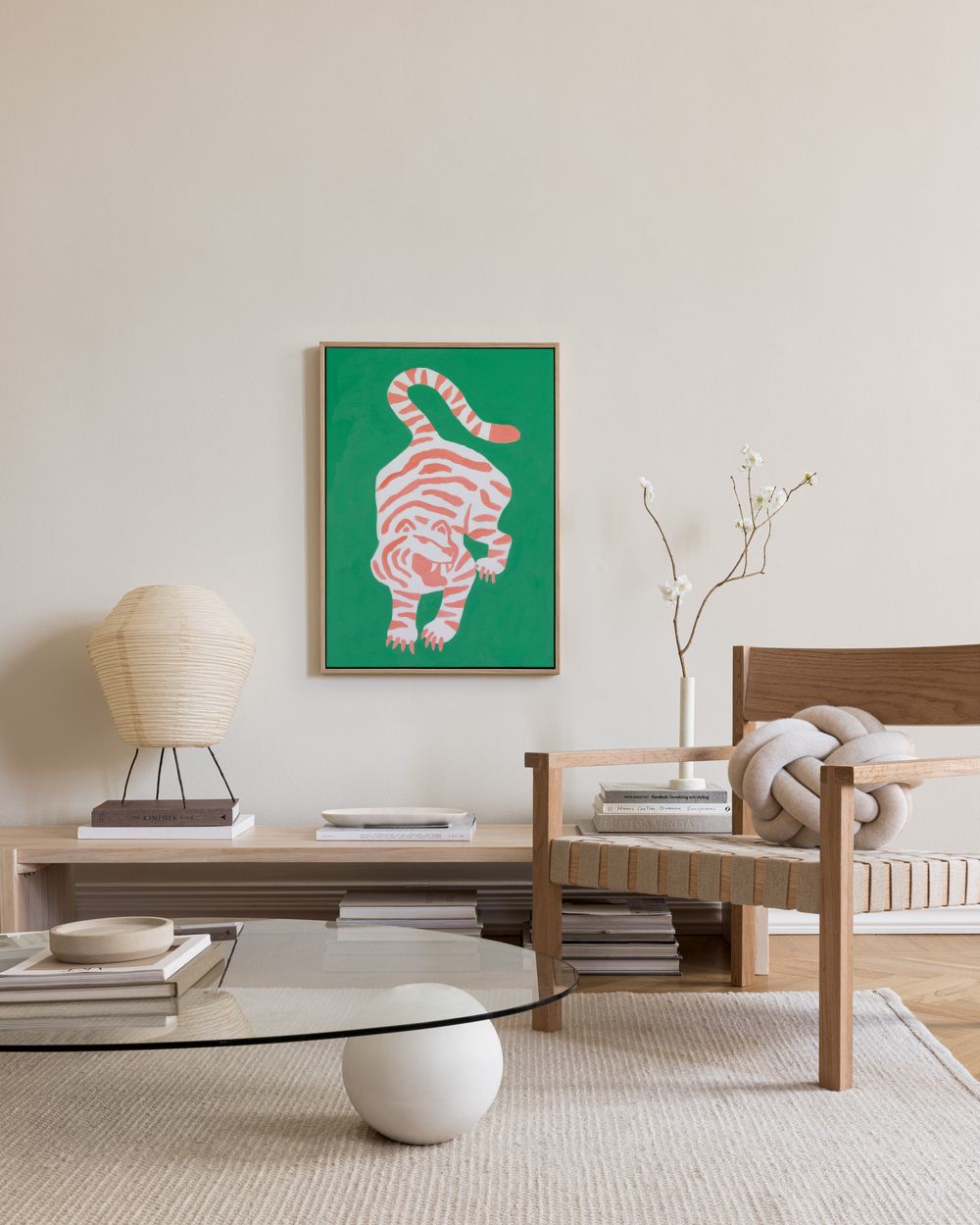 Fierce Tiger Canvas print