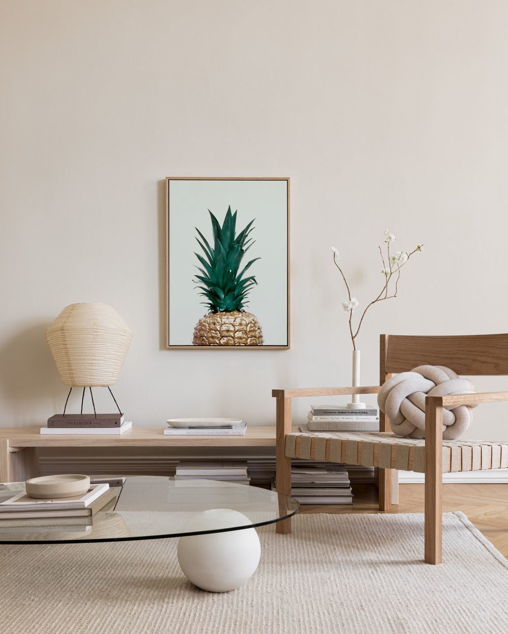 Green Pineapple, Canvas print