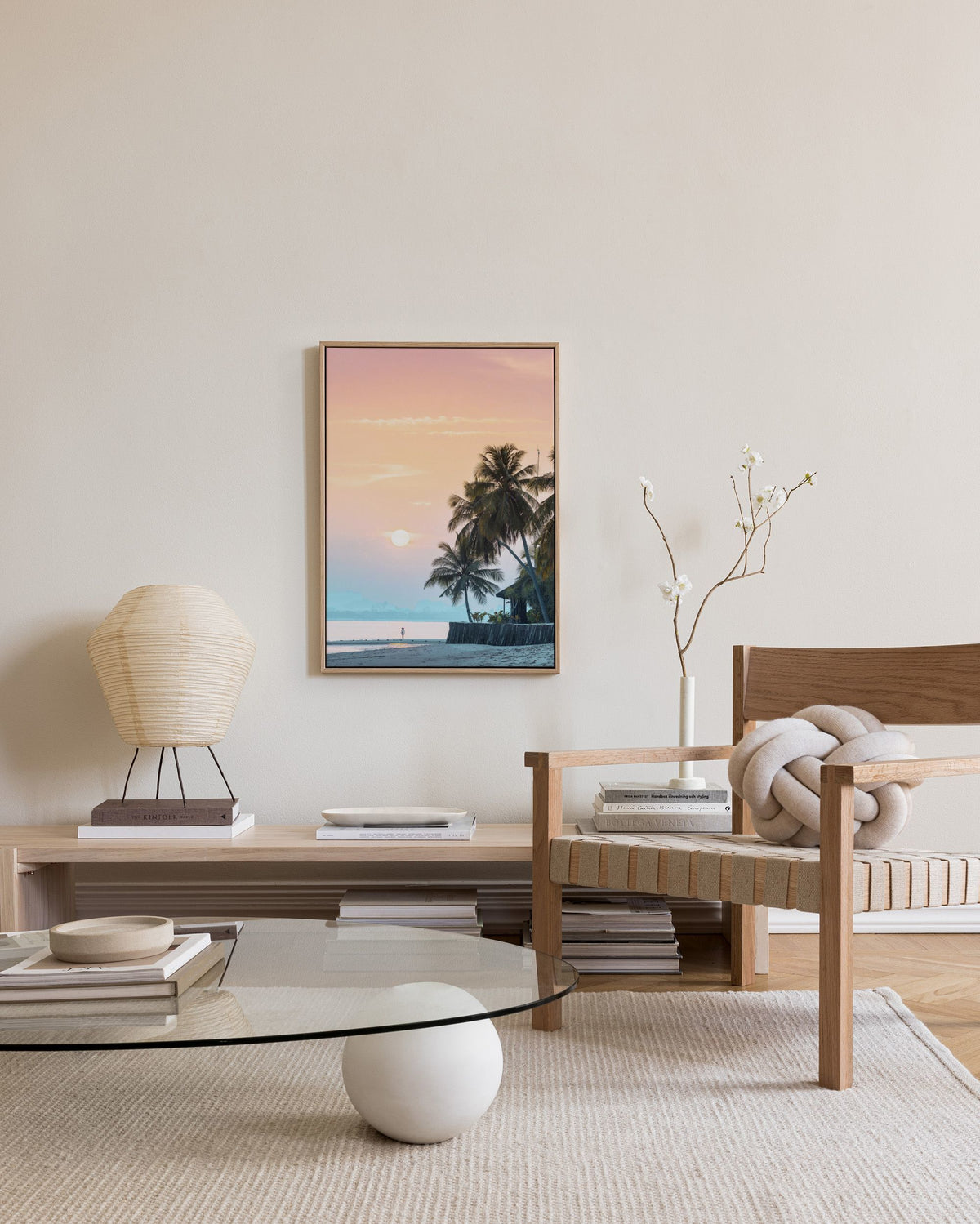 Pastel Sunrise Canvas print