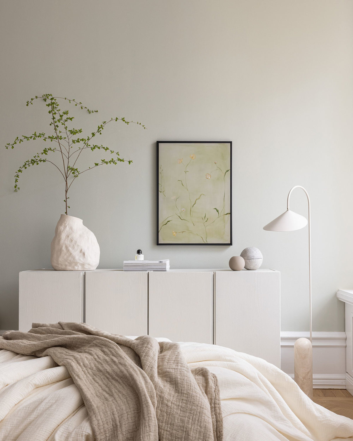 Soft Wildflowers Canvas print