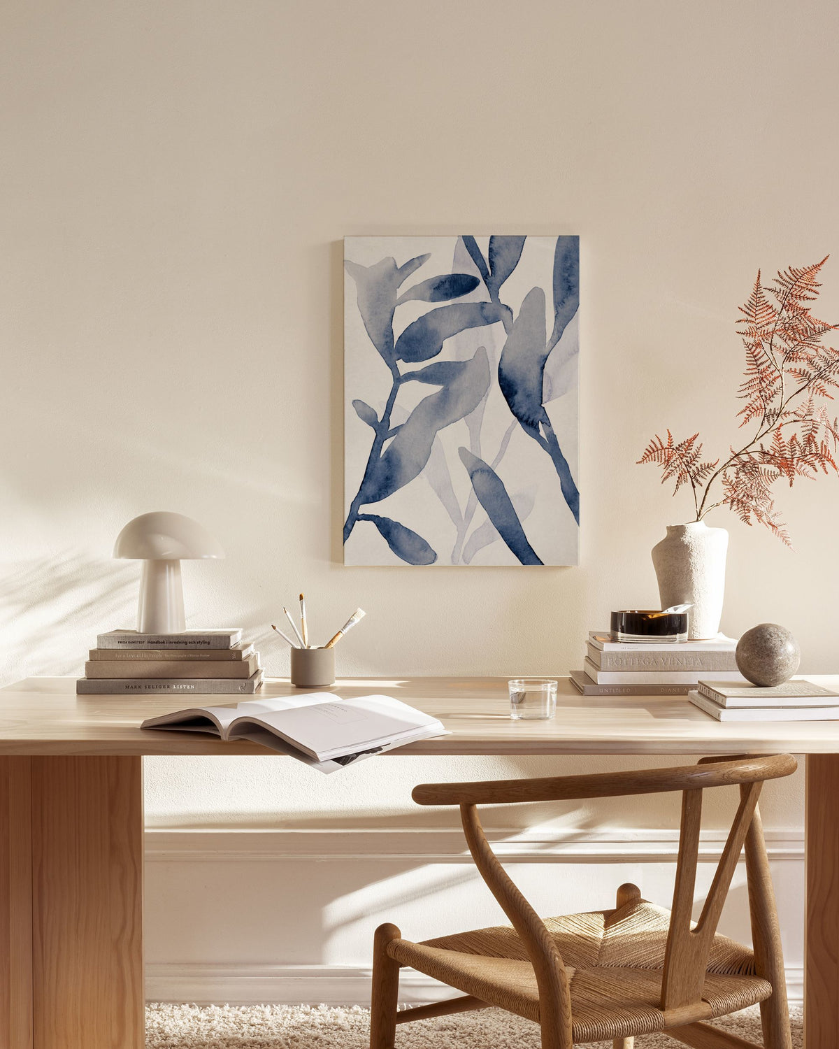 Aquatic Greenery No1 Canvas print