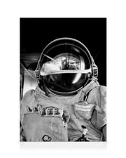 Black and White Astronaut Canvas print
