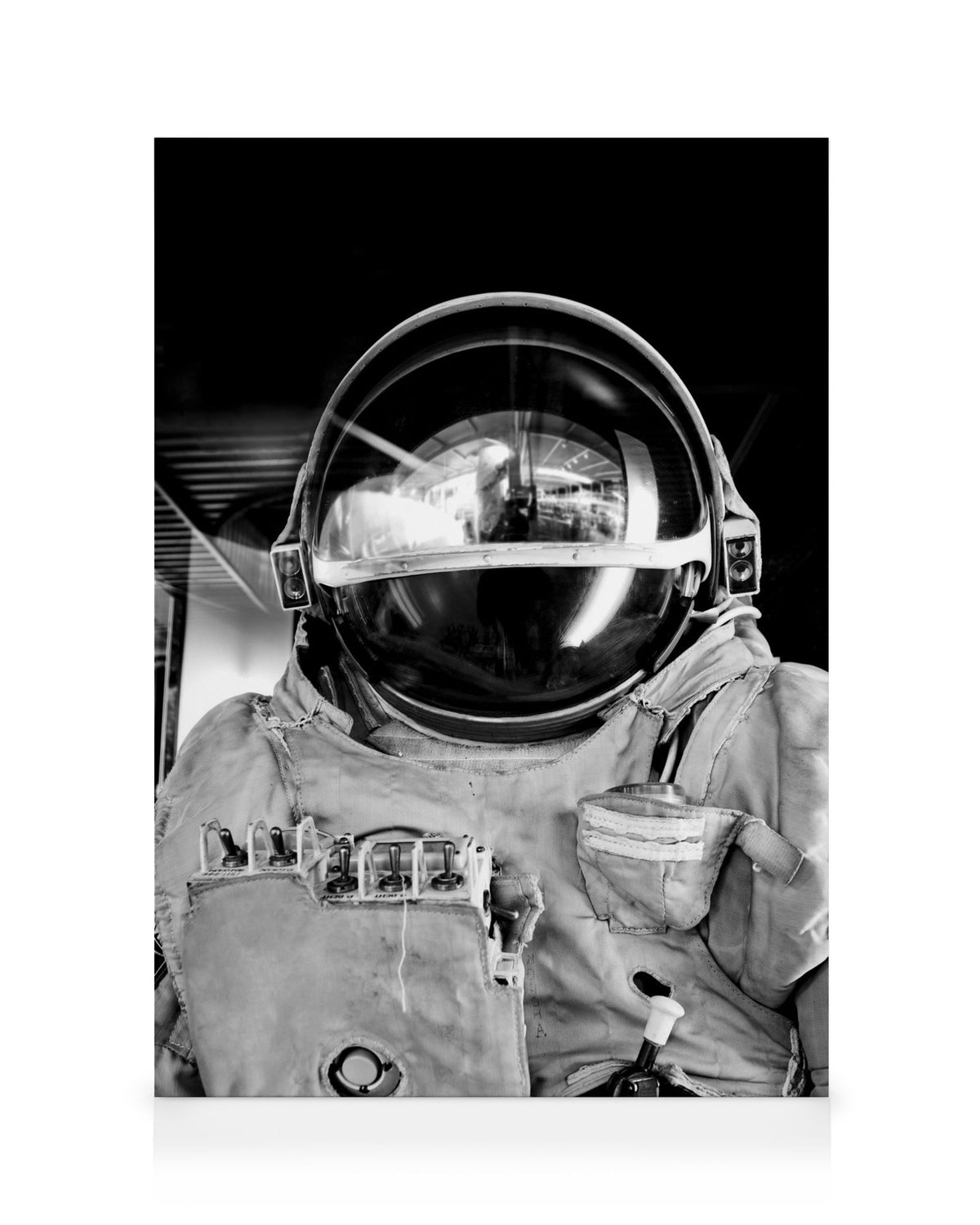 Black and White Astronaut Canvas print