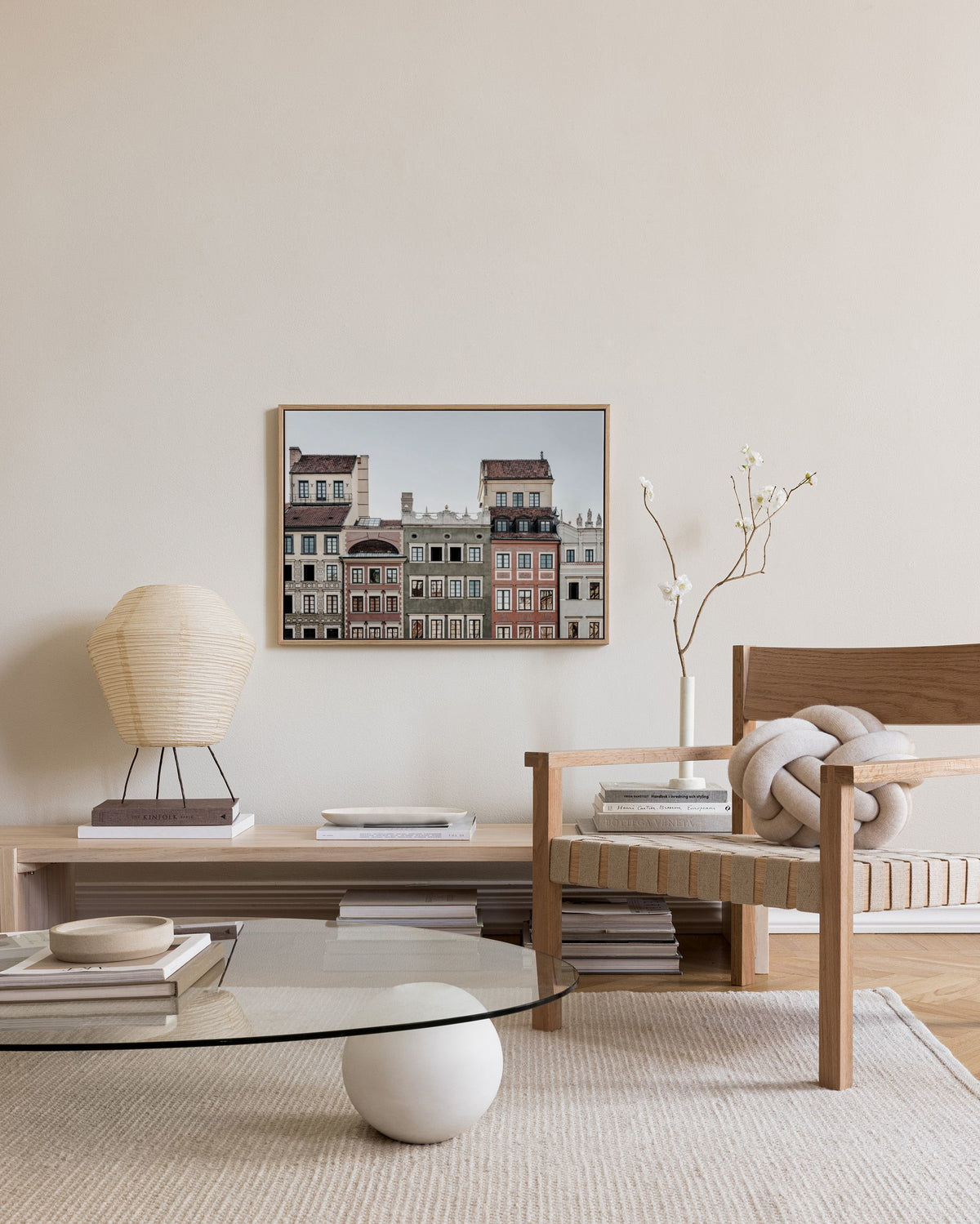 Old Town Facade Canvas print