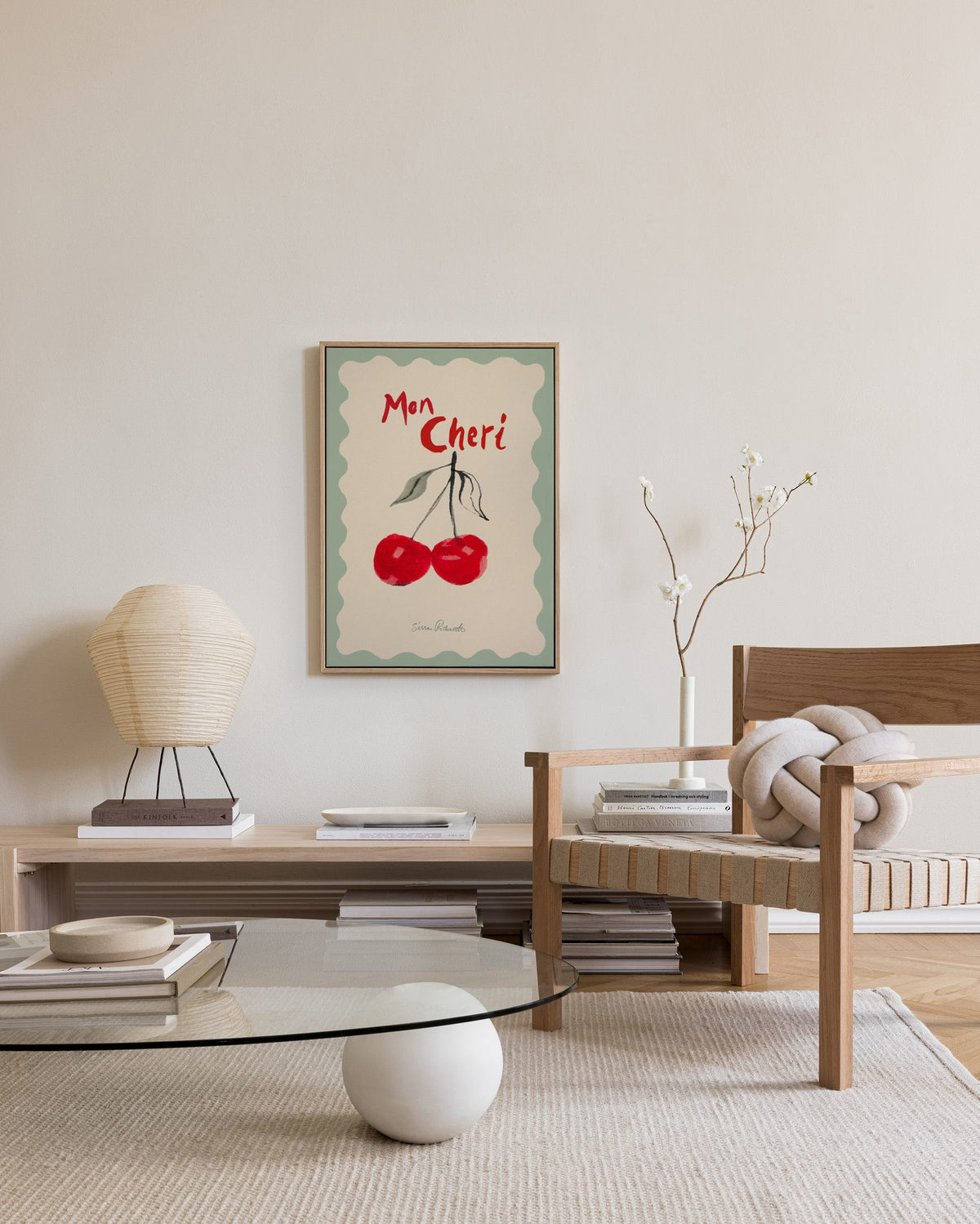Sissan Richardt - Mon Cheri Canvas print