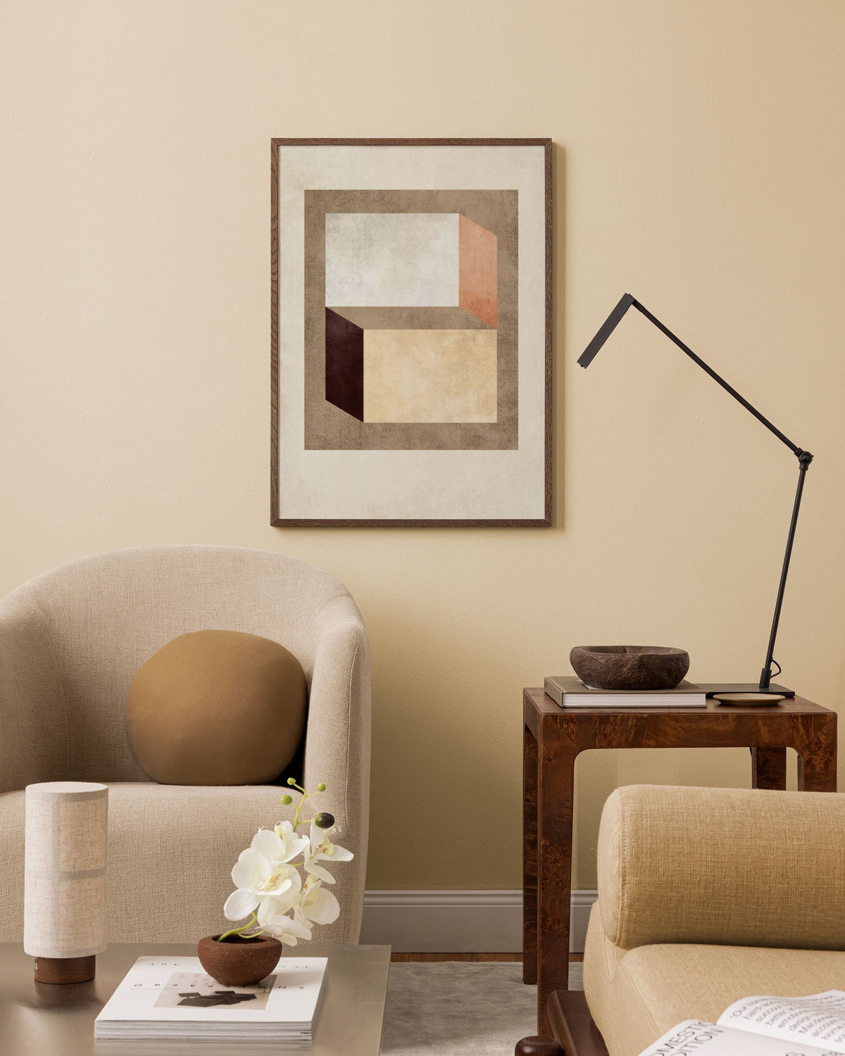 Muted Geometry Print