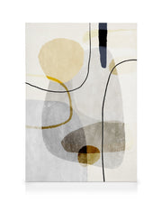 Yellow Touch Graphic No1 Canvas print
