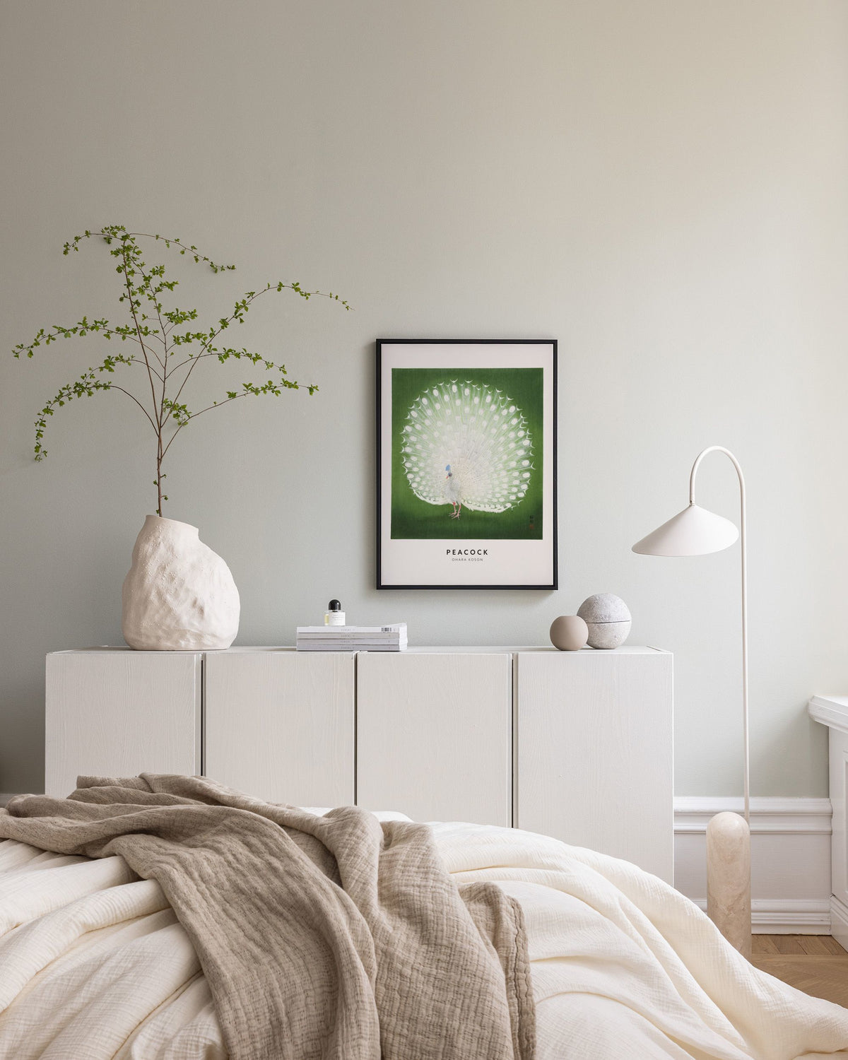 Ohara Koson - Peacock Canvas print