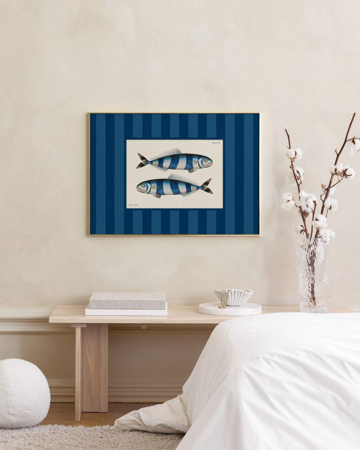 Vintage Pilot Fish Print