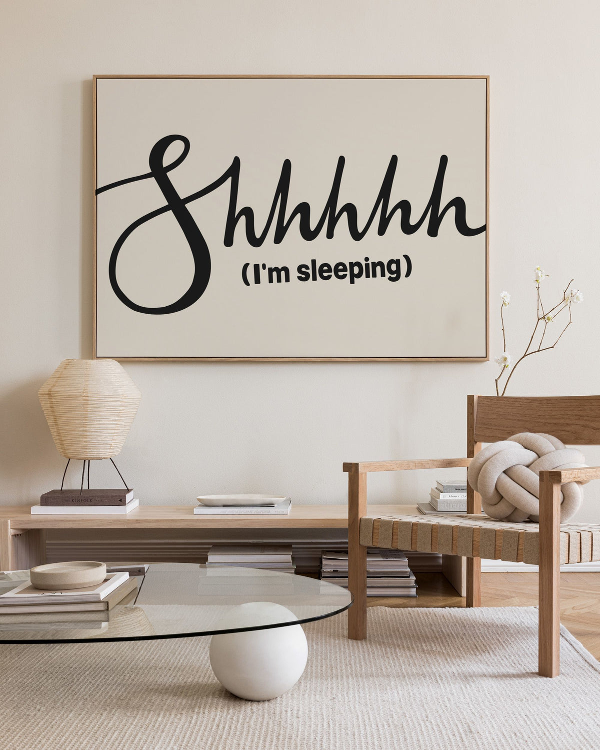 I'm Sleeping Canvas print