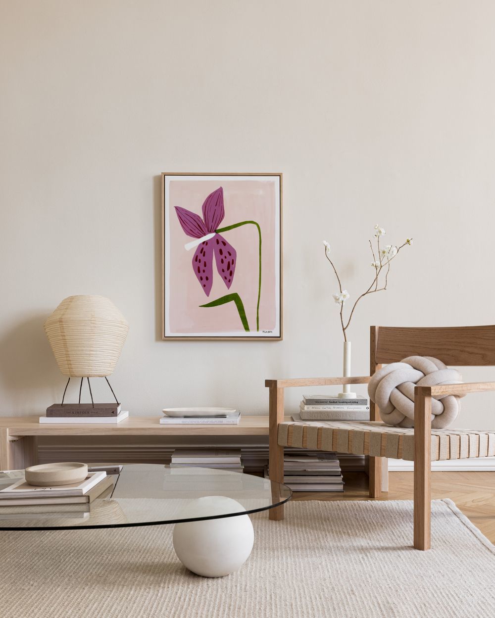 Megan Galante - Lily Portrait Canvas print
