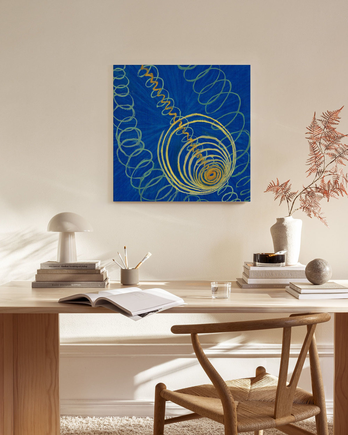 Print - Primordial Chaos, No.16 by Hilma af Klint Canvas print