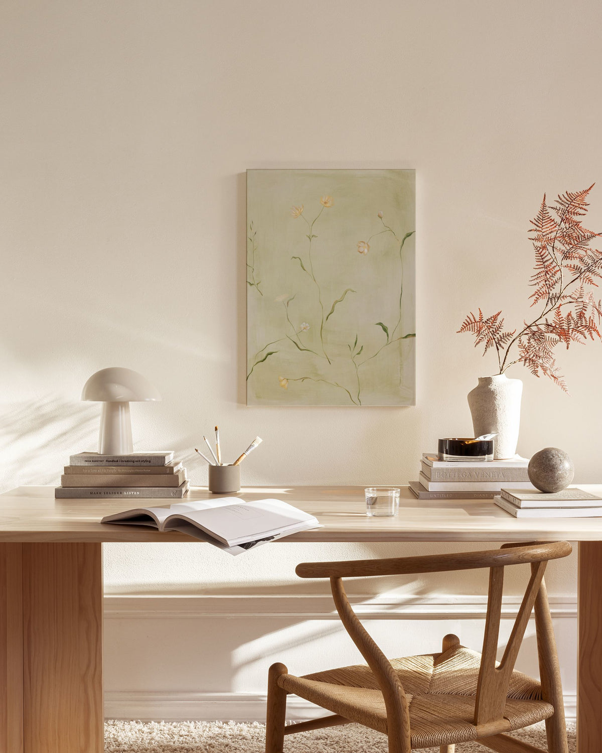 Soft Wildflowers Canvas print