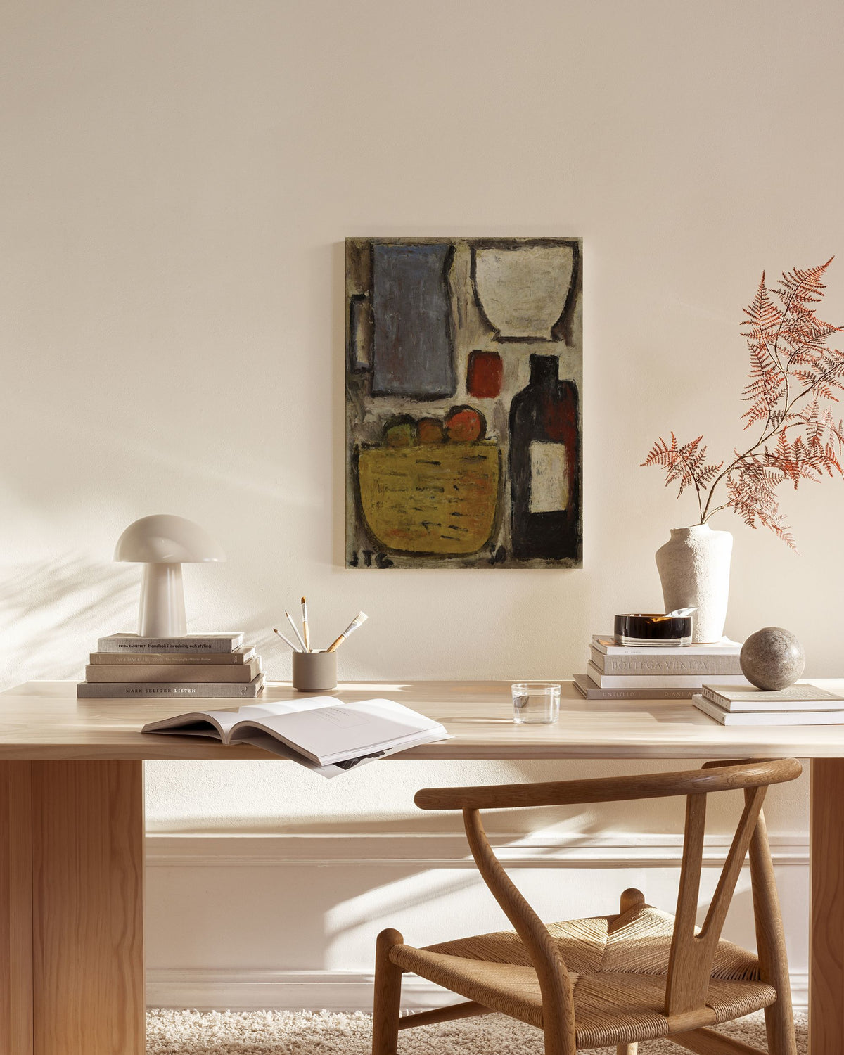 Joaquín Torres García - Panier aux fruits Canvas print
