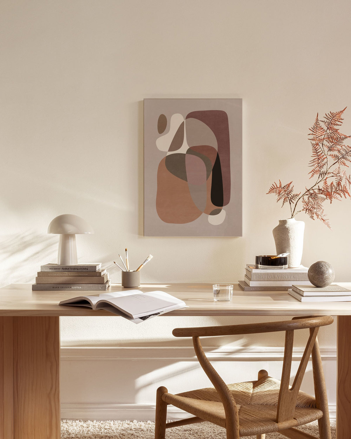Curvy Forms Canvas print