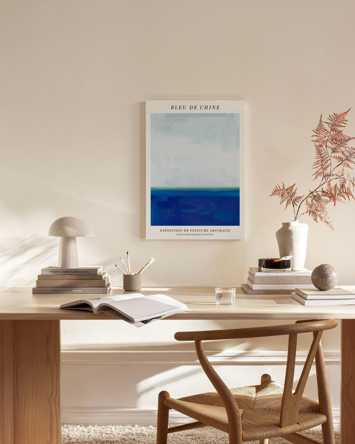 Bleu de Chine Canvas print
