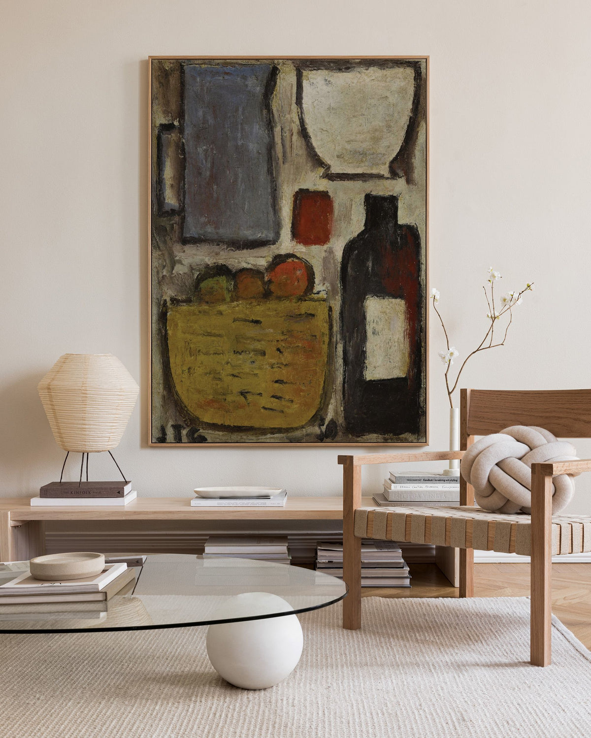 Joaquín Torres García - Panier aux fruits Canvas print