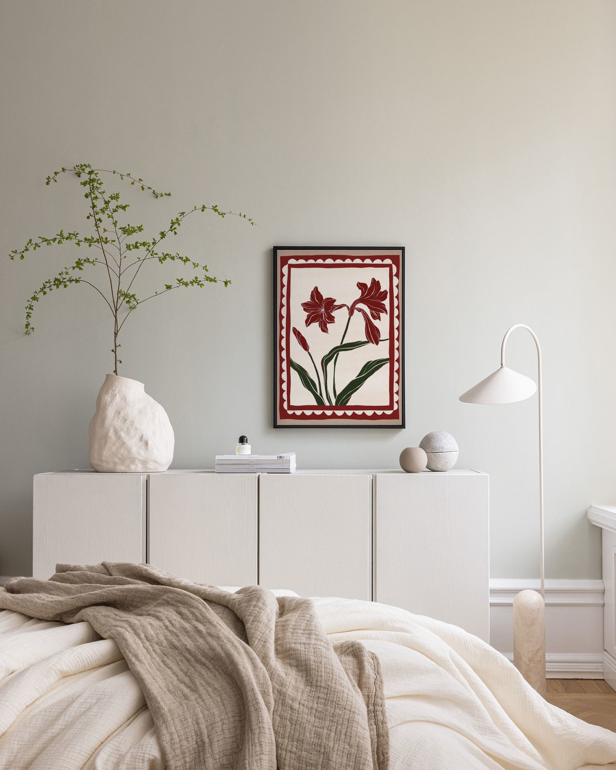 Framed In Bloom Canvas print
