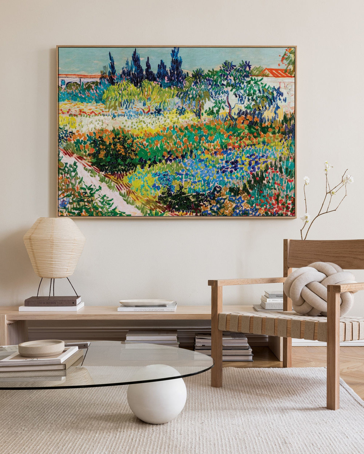 Van Gogh - Garden at Arles Landscape Canvas print
