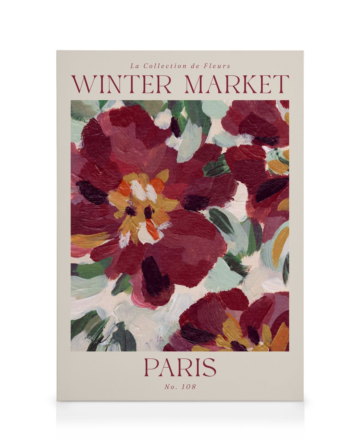 Winter Market Canvas print