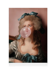 Jonas Loose - Bubblegum Princess Canvas print
