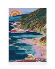 Eleanor Baker - Big Sur Postcard Canvas print