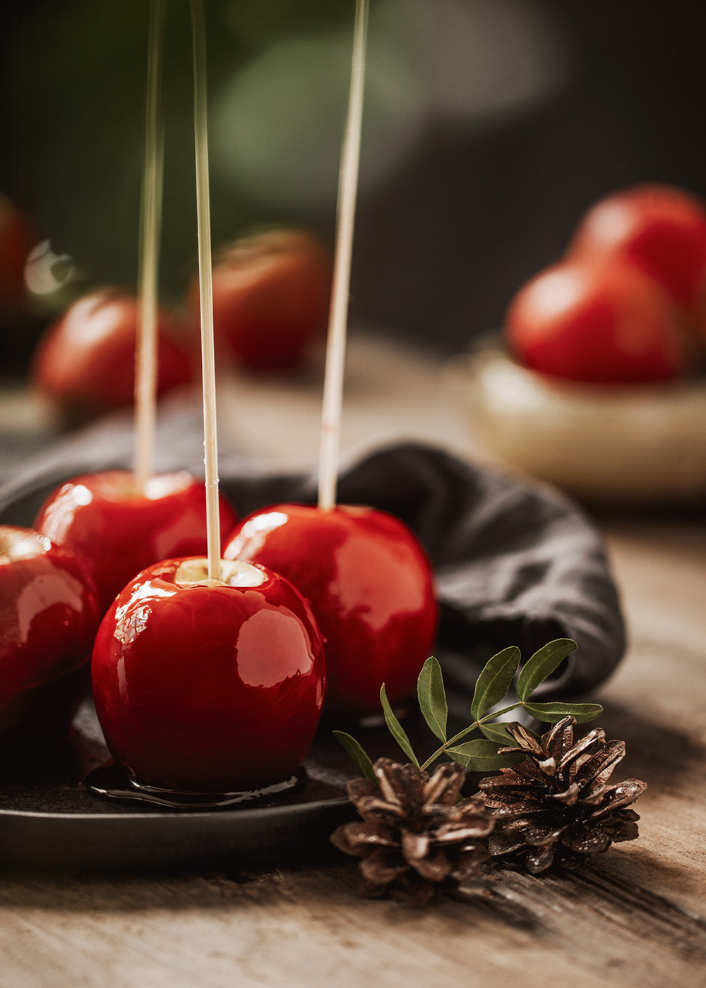 Christmas Candy Apples Print