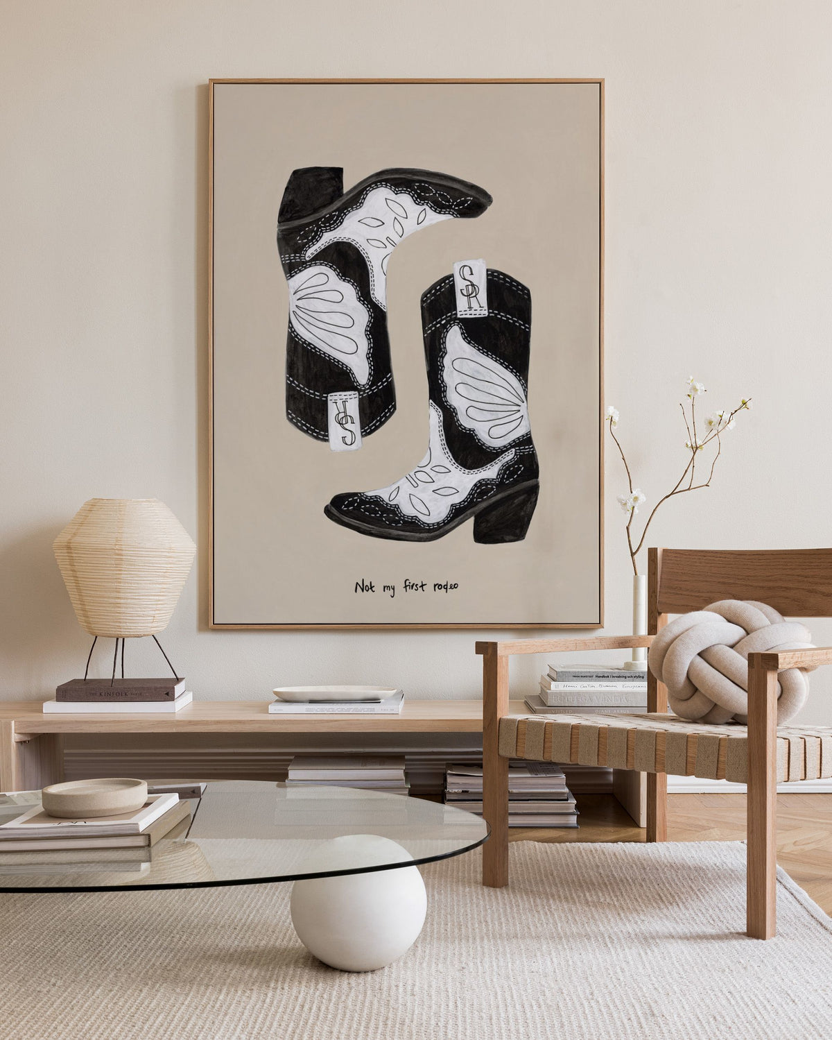 Cowgirl Starter Pack Canvas print