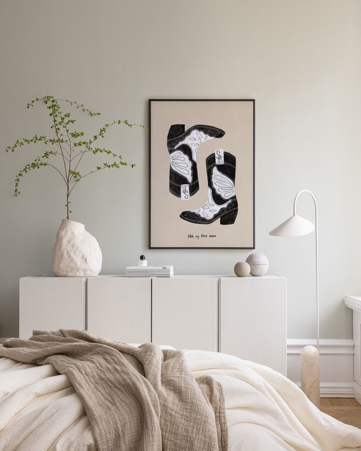 Cowgirl Starter Pack Canvas print