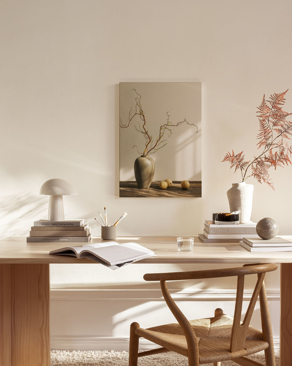Soft Noon Canvas print