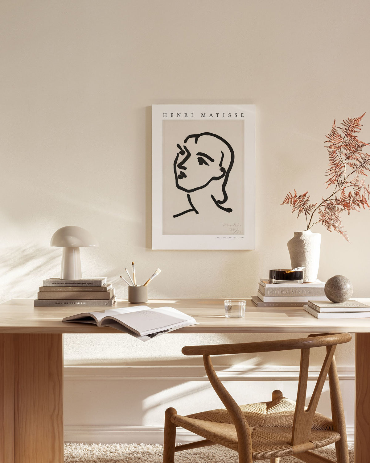 Matisse - Nadia Aux Cheveux Lisses Canvas print