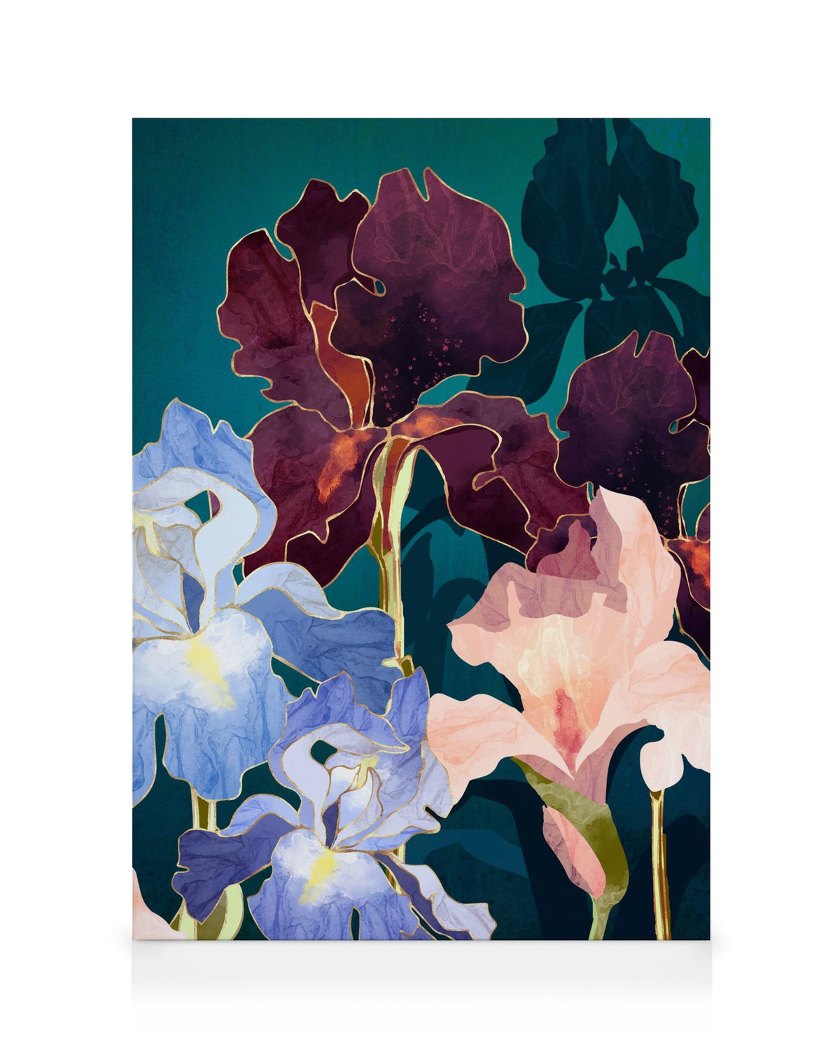 SpaceFrog Designs - Iris Abstract Canvas print