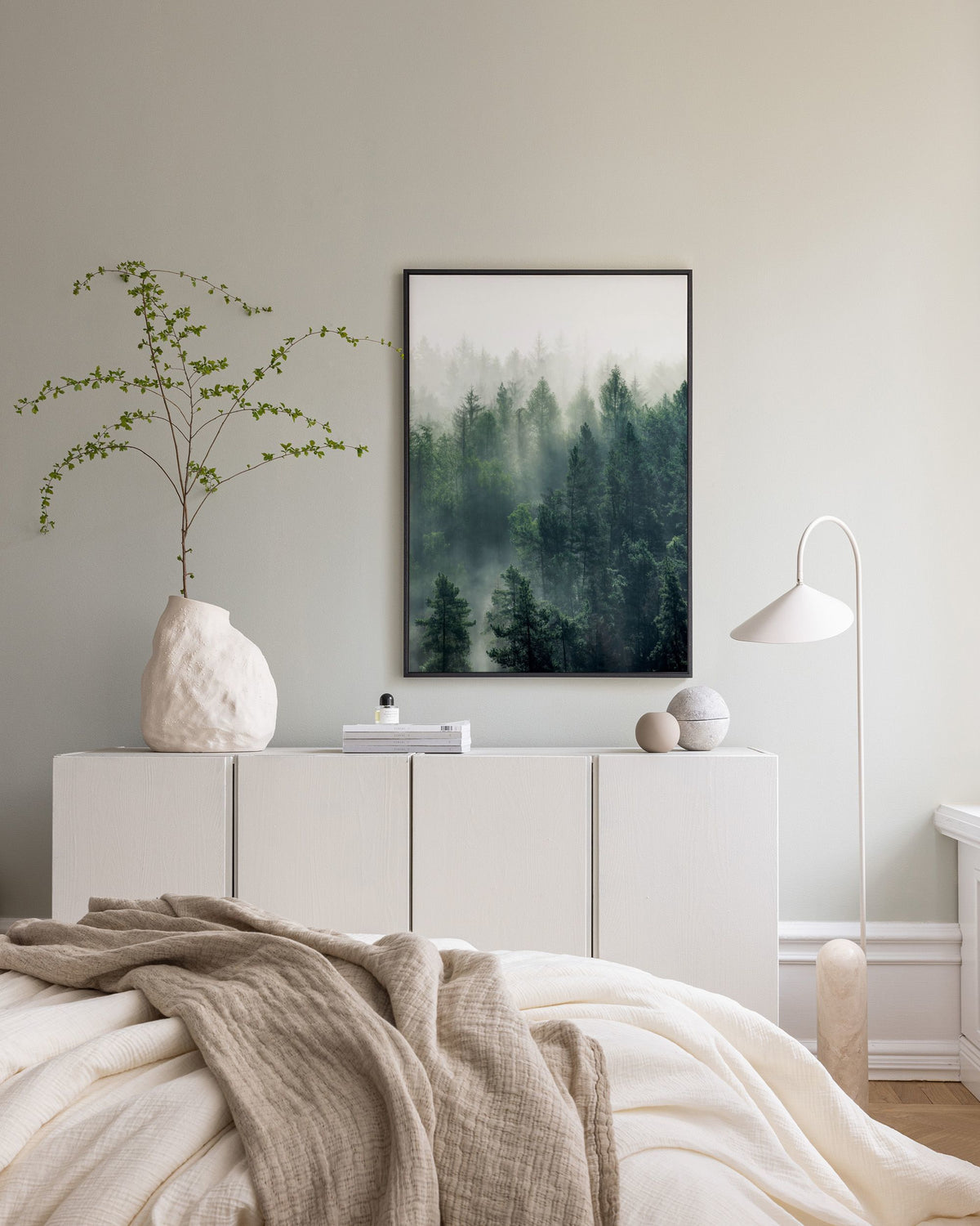 Forest Veil No3 Canvas print