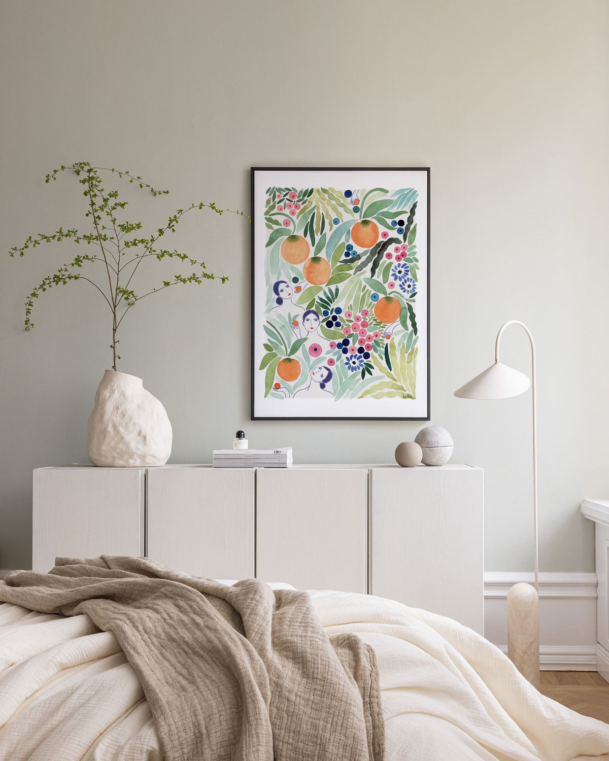 Fruit Friends Canvas print