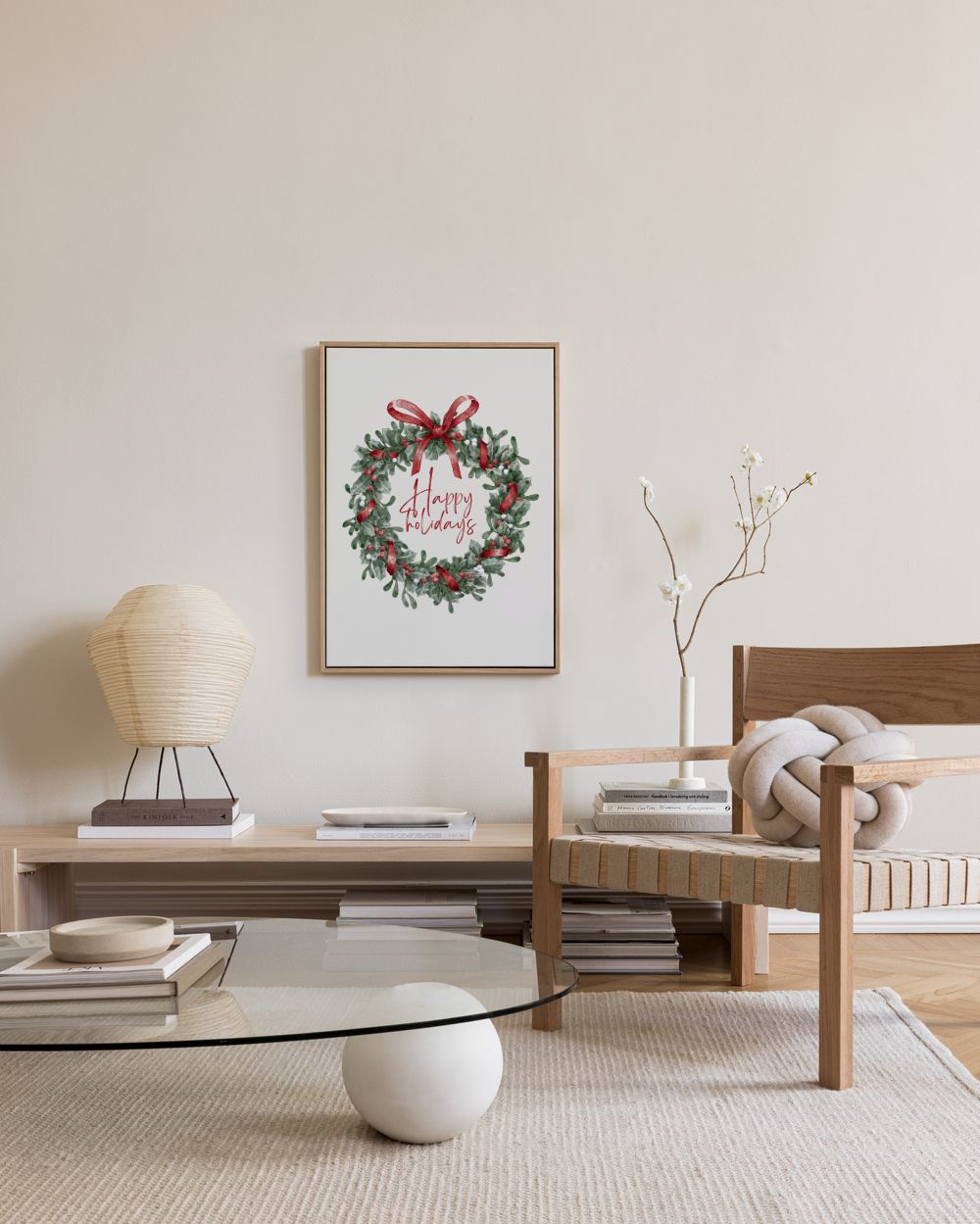 Happy Holidays Canvas print
