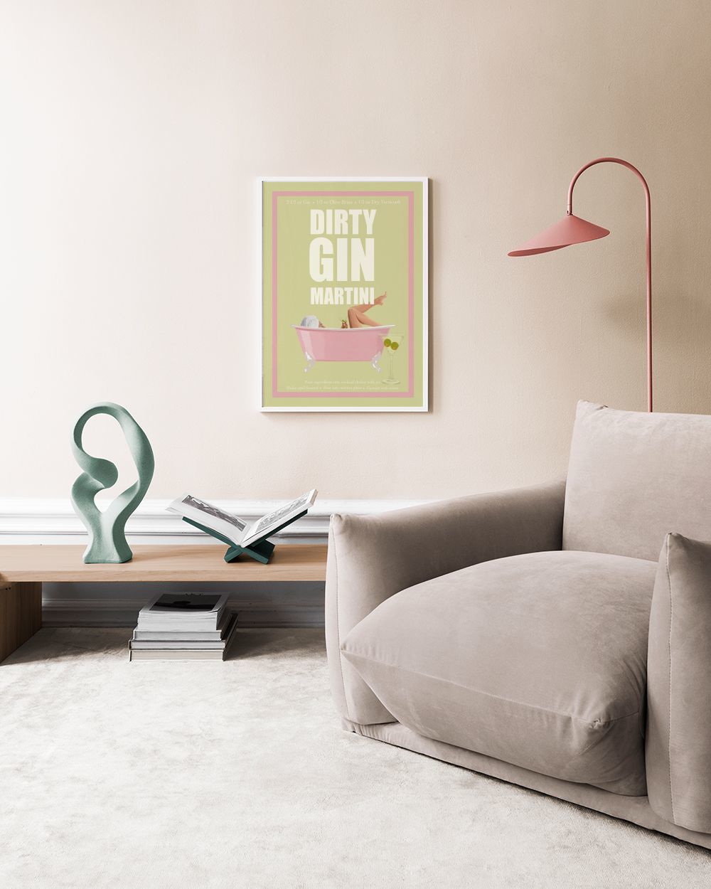 Jenny Liz Rome - Dirty Gin Martini Print