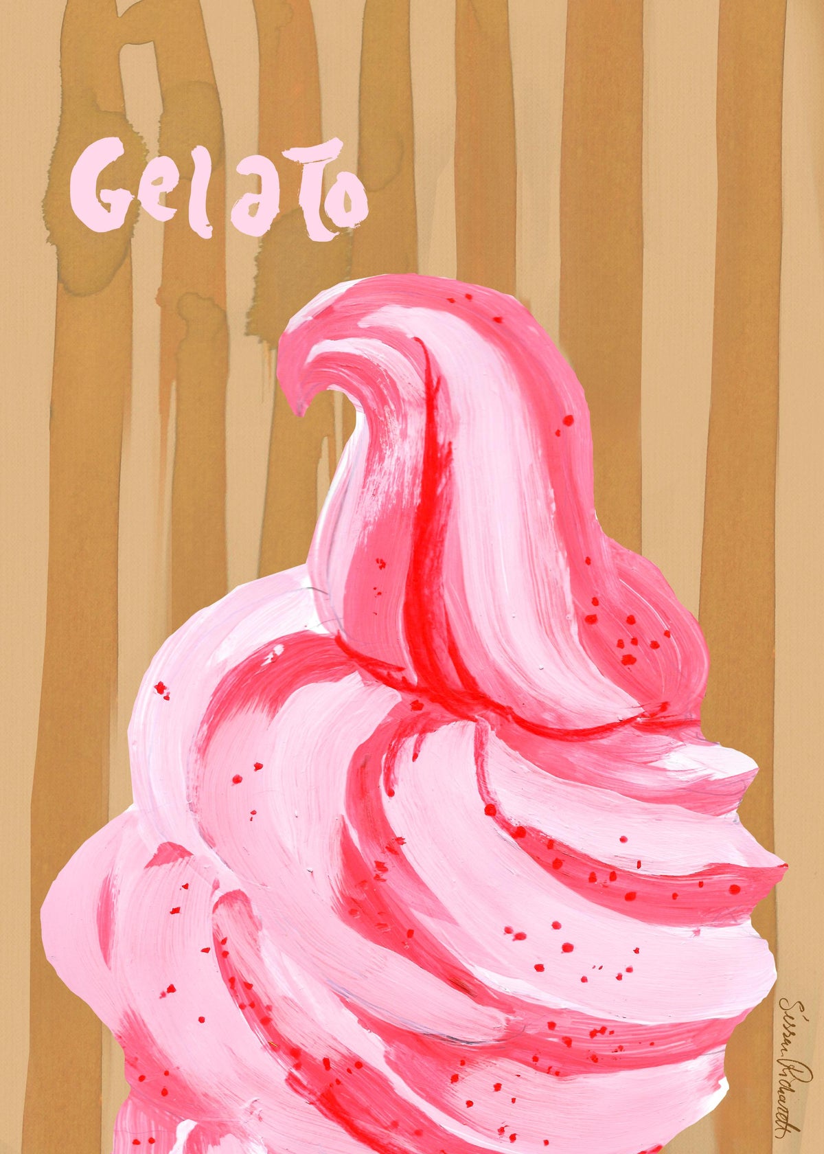 Sissan Richardt - Gelato Print