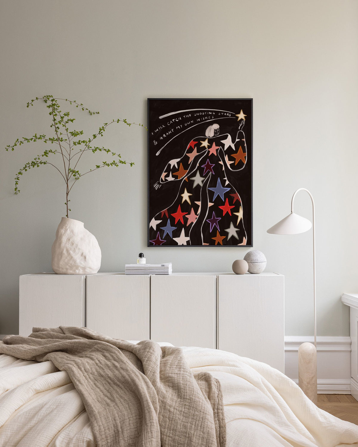 Kit Agar - Shooting Stars Canvas print